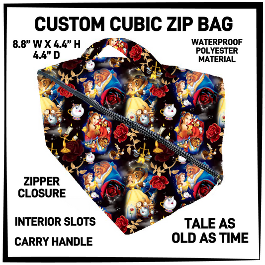 CZ1B - Tale As Old As Time Cubic Zip Bag - Preorder Closing 7/8 ETA: Early Sept