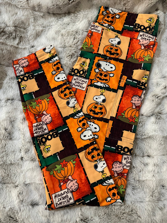 Great Pumpkin Full Length Leggings With Pockets