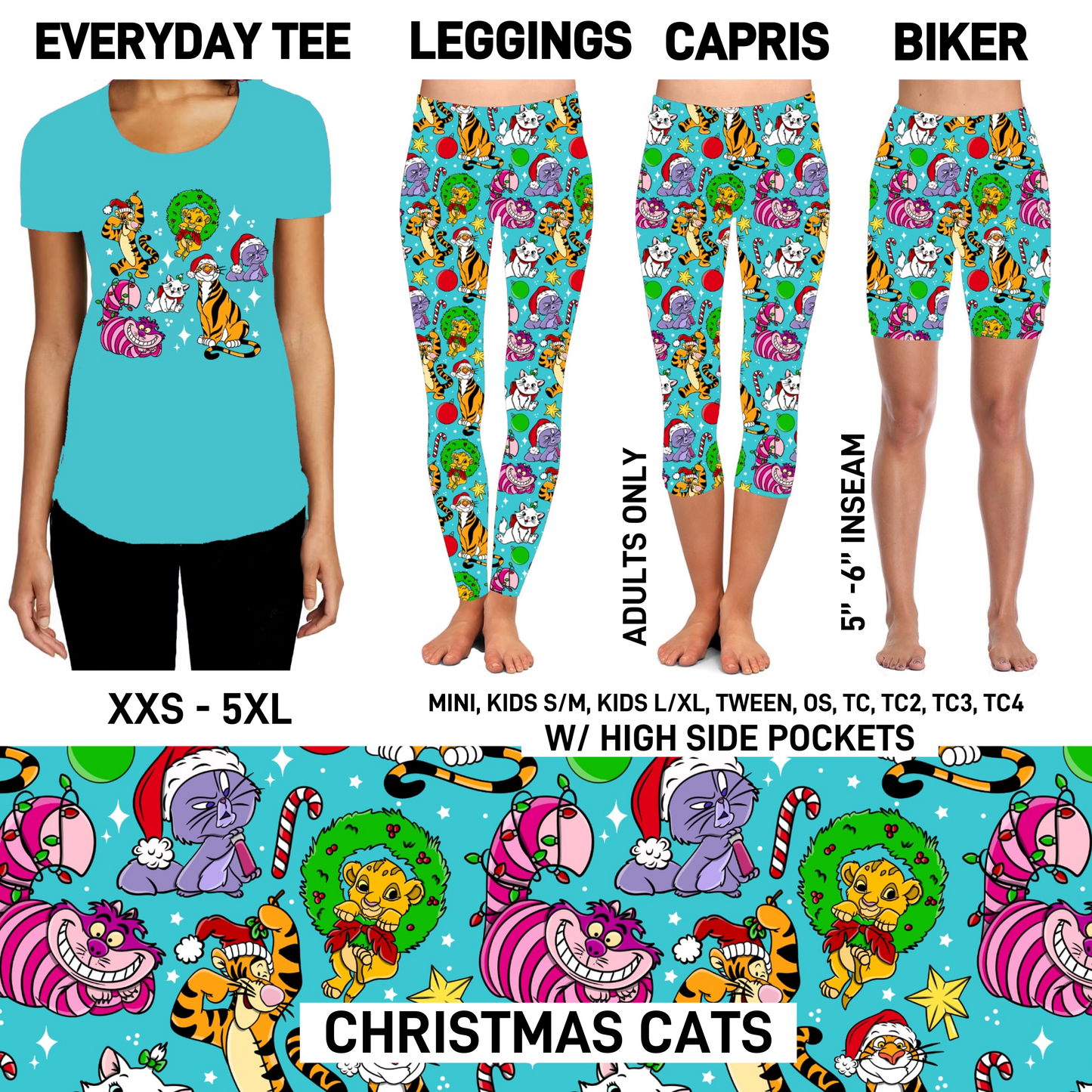 E1VD - Christmas Cats - Preorder Closing 7/29 ETA: Late Sept