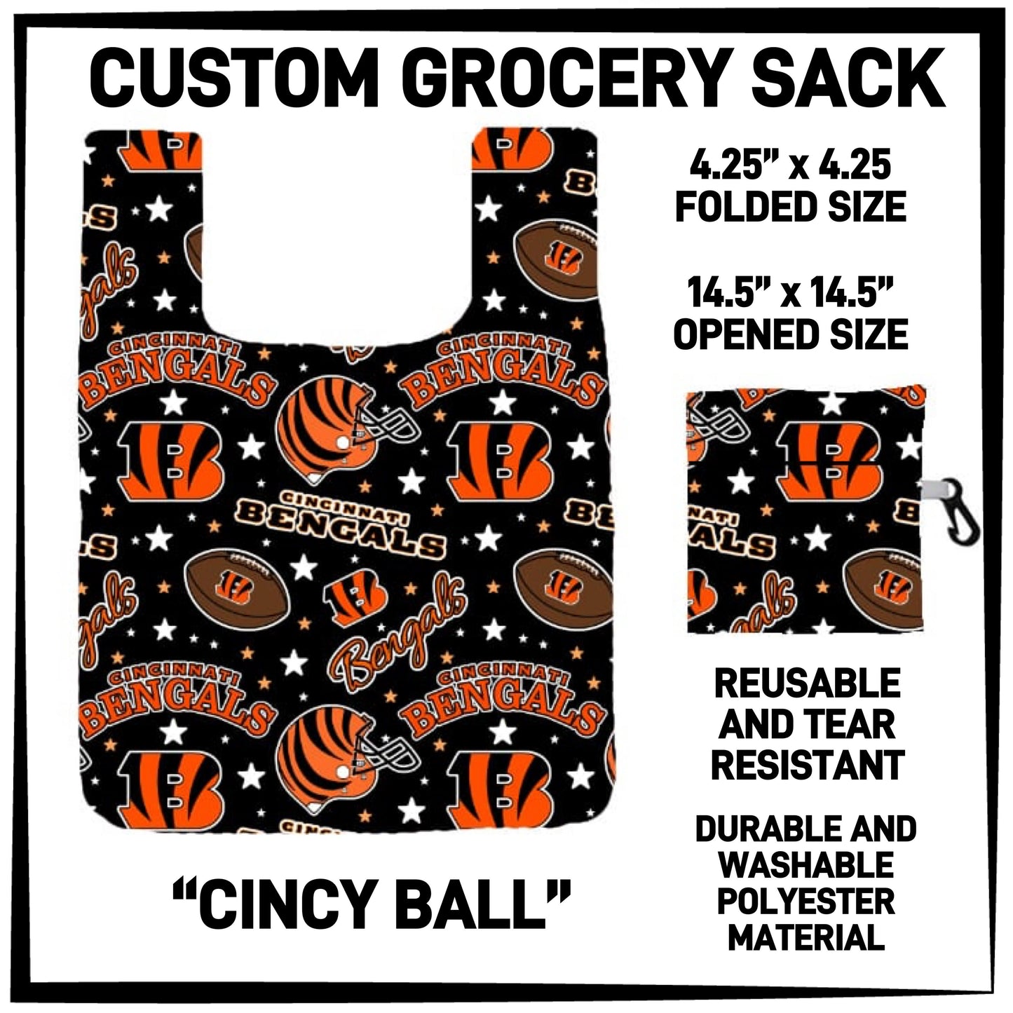 RTS - Cincy Ball Grocery Sack