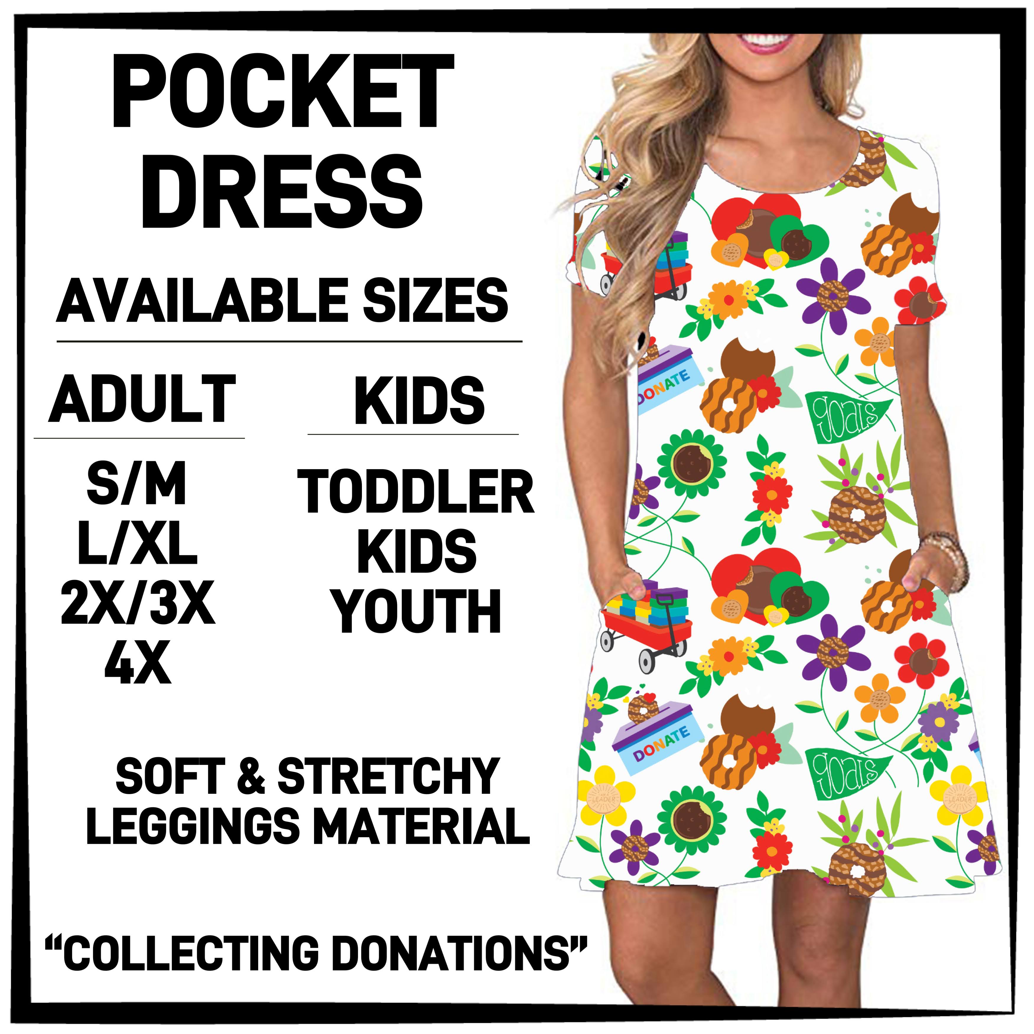 GS1P - Collecting Donations Pocket Dress - Preorder ETA: Early Jan