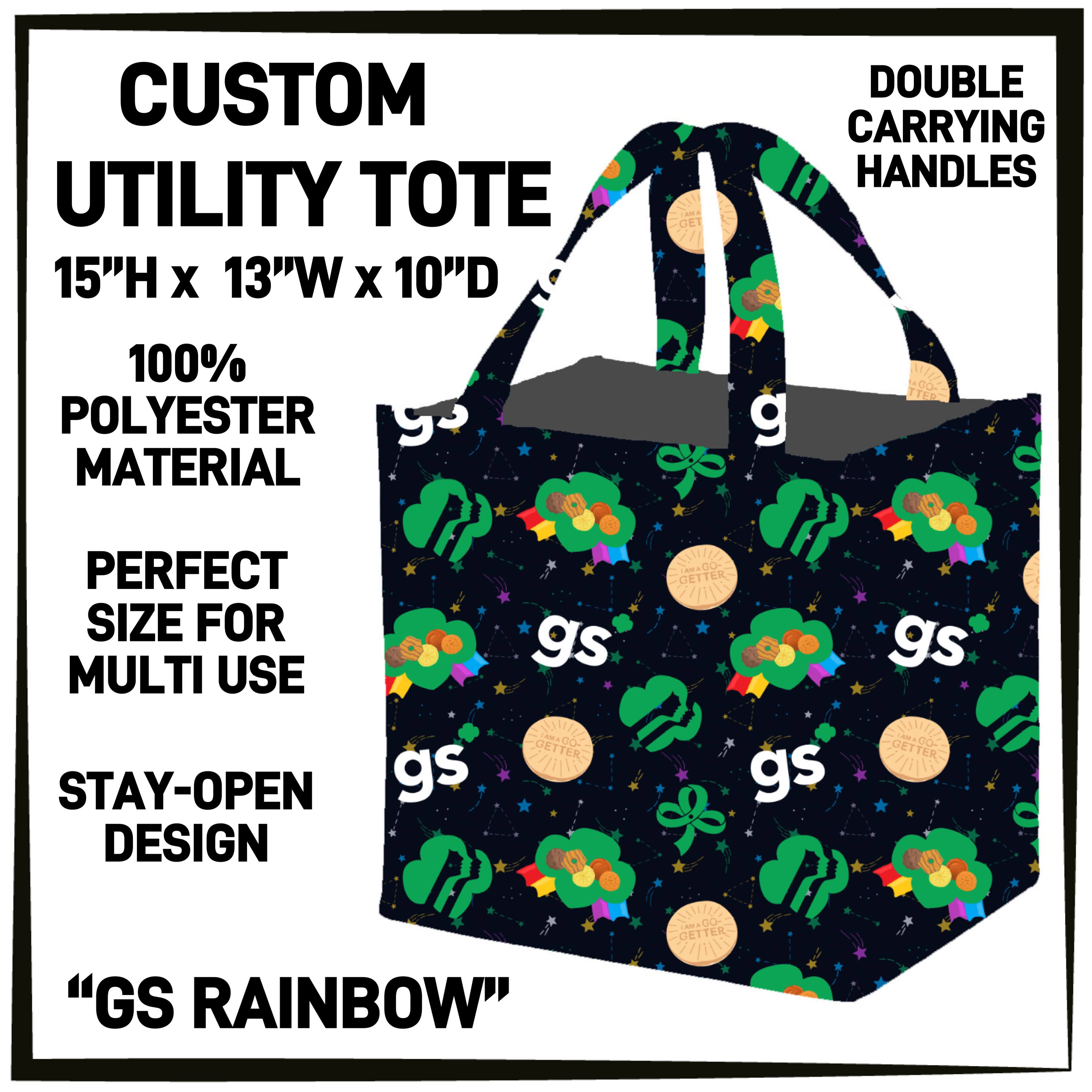 GS1P - GS Rainbow Utility Tote - Preorder ETA: Early Jan