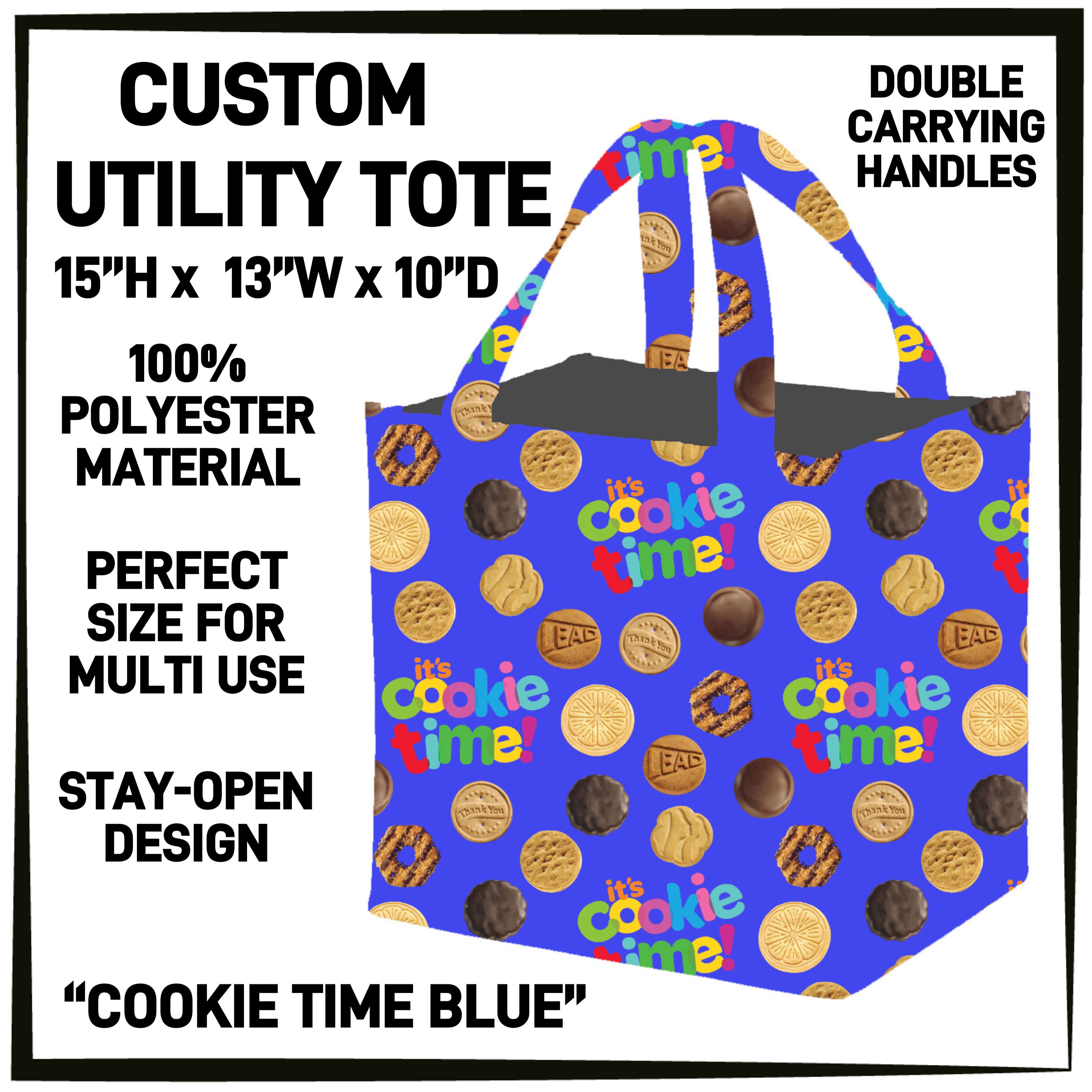 GS1P - Cookie Time Blue Utility Tote - Preorder ETA: Early Jan