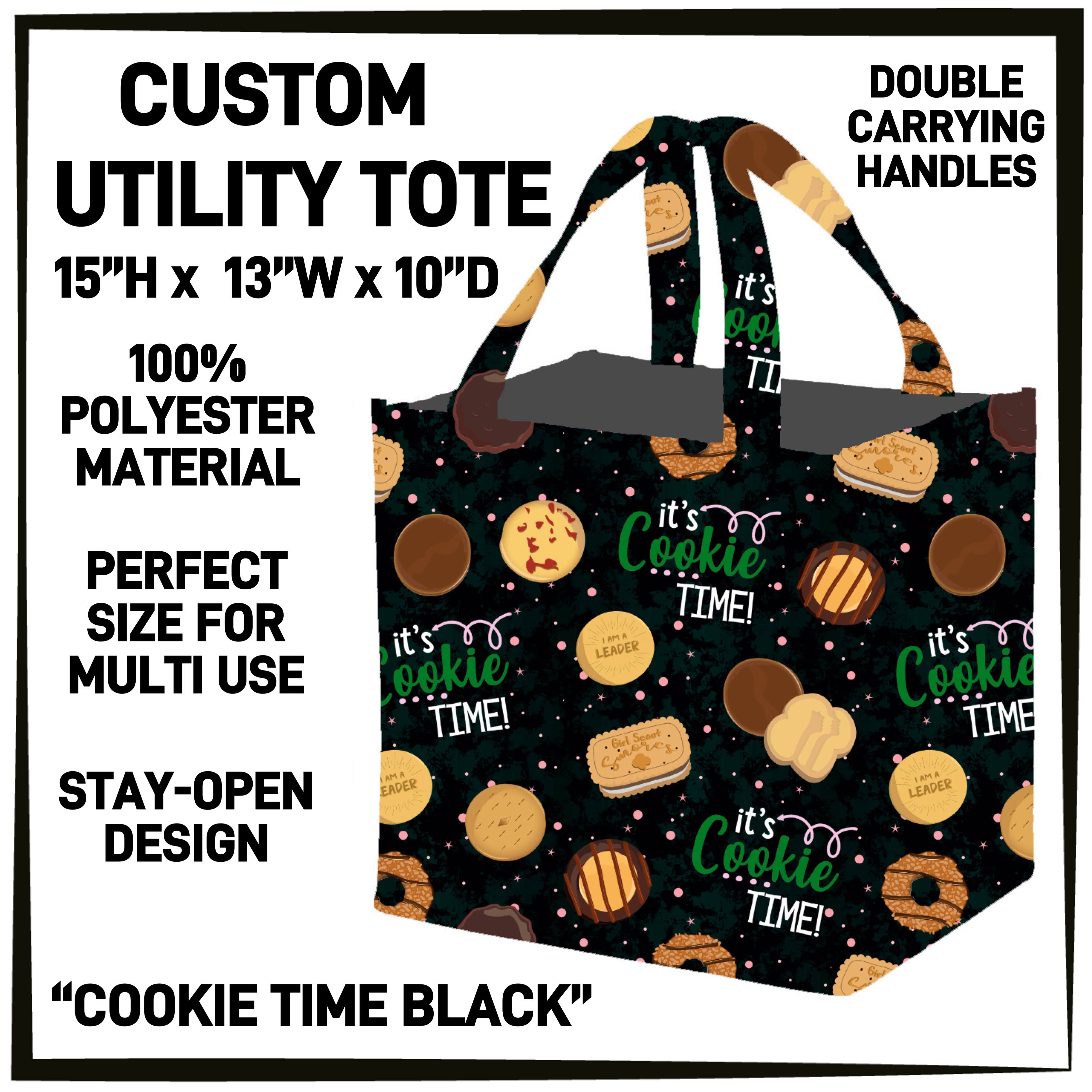 GS1P - Cookie Time Black Utility Tote - Preorder ETA: Early Jan