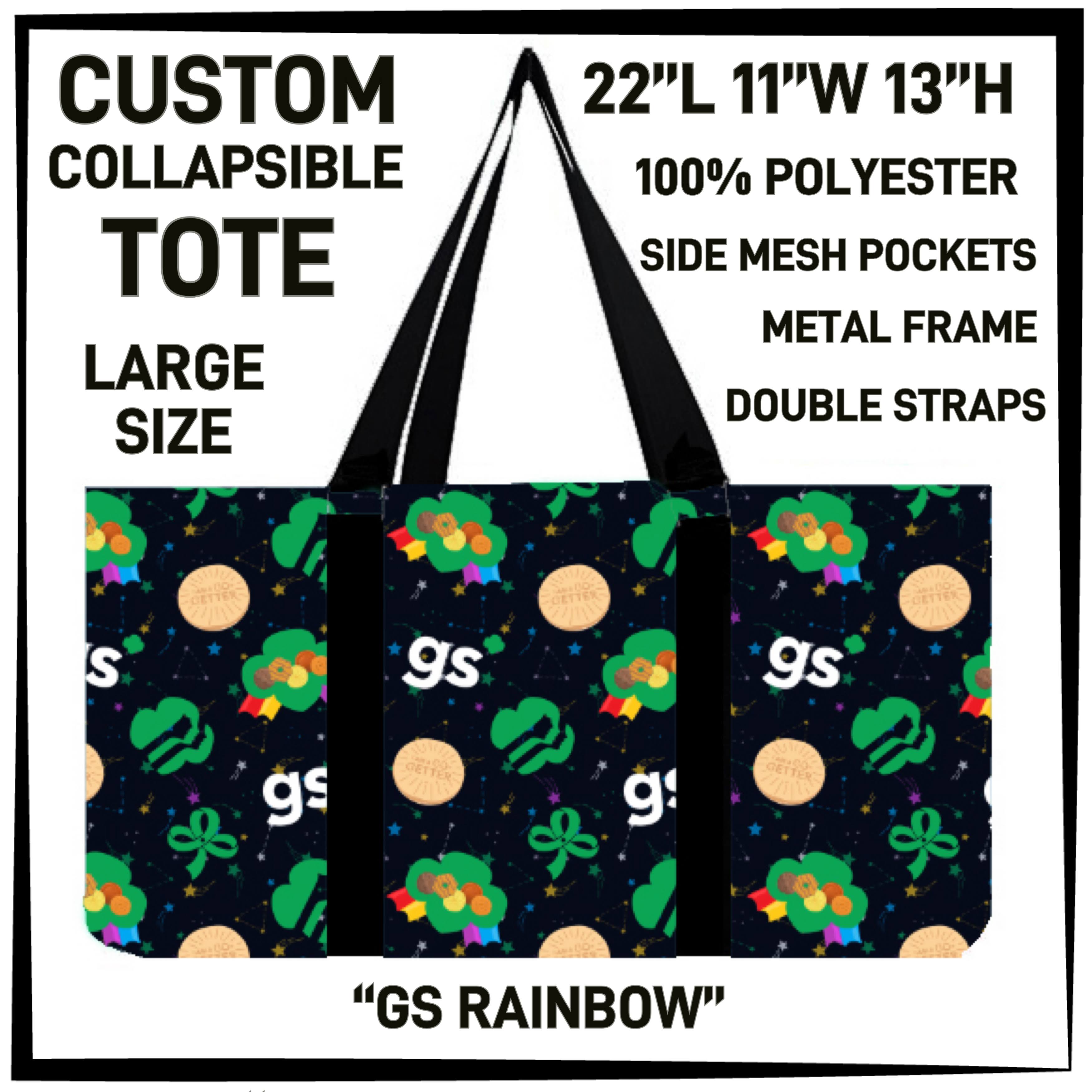 GS1P - GS Rainbow Collapsible Tote - Preorder ETA: Early Jan