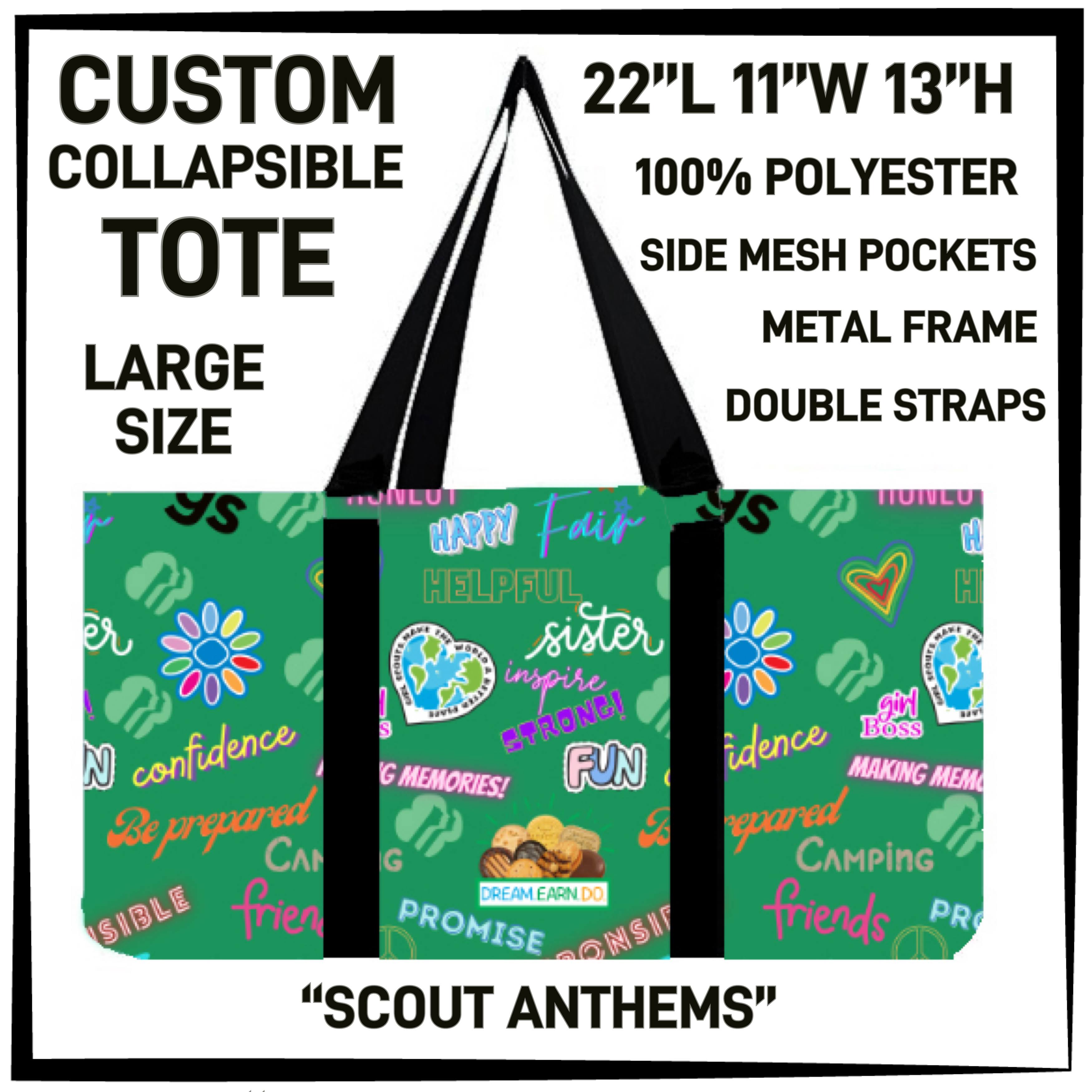 GS1P - Scout Anthems Collapsible Tote - Preorder ETA: Early Jan