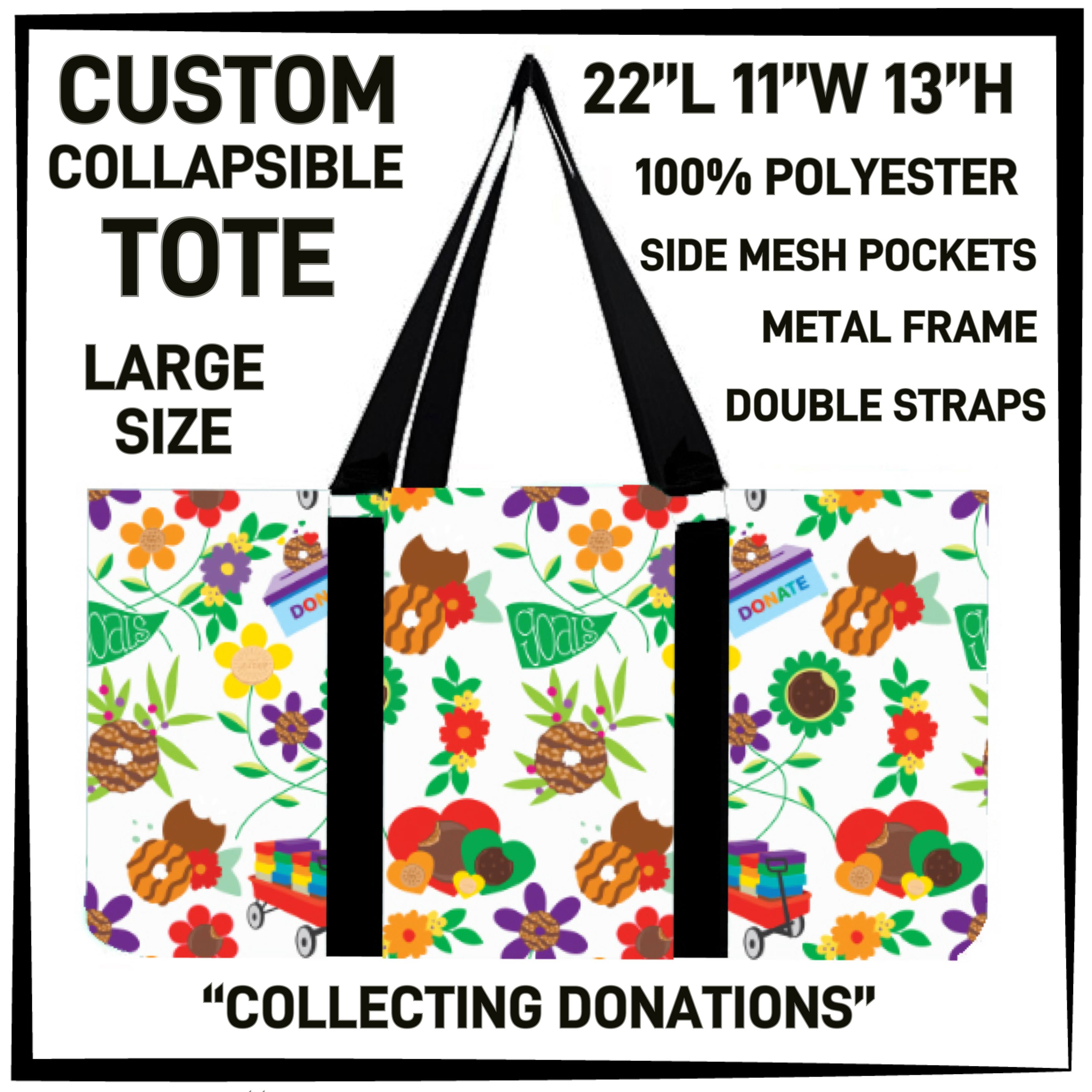 GS1P - Collecting Donations Collapsible Tote - Preorder ETA: Early Jan