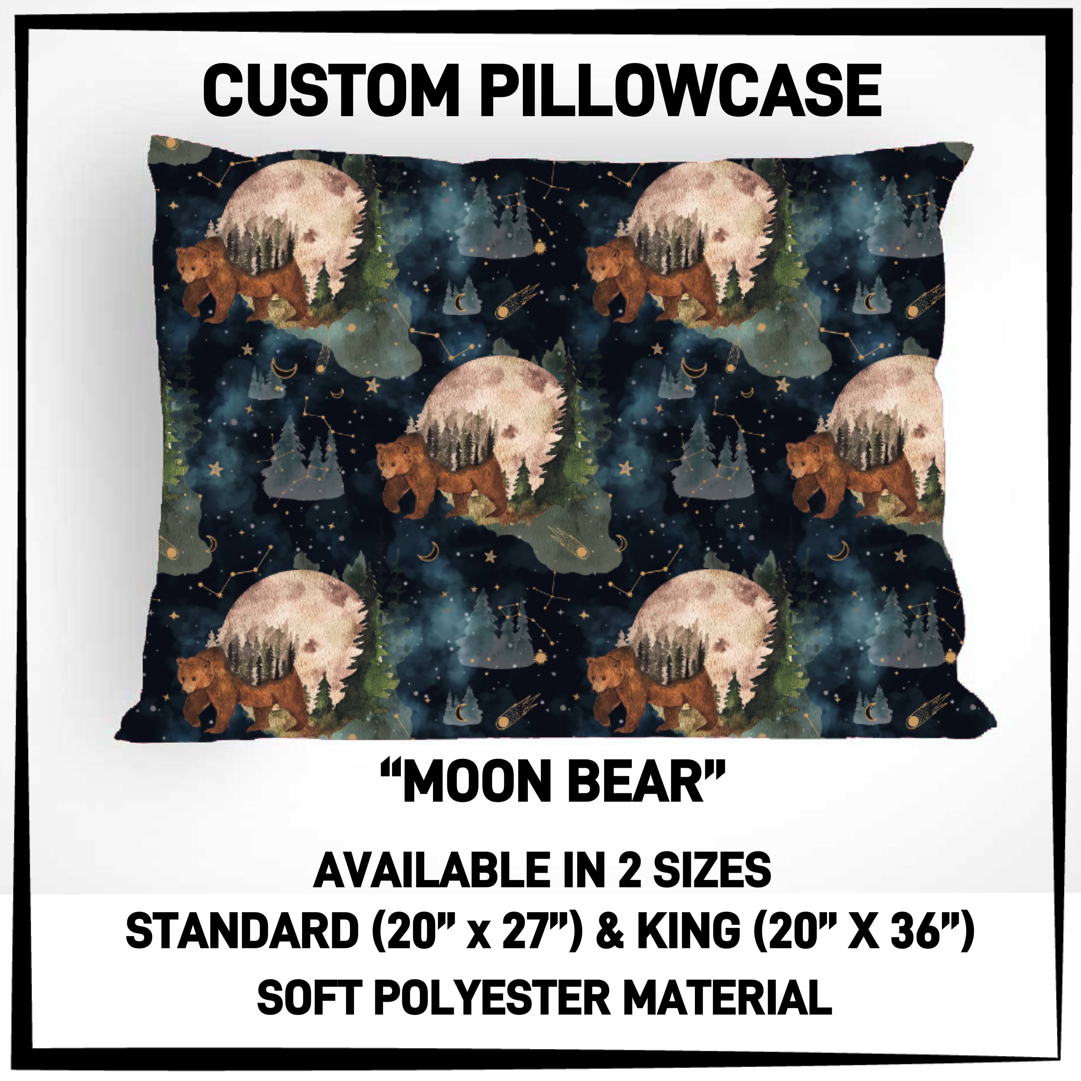 P5CP - Moon Bear Pillowcase - Preorder ETA: Mid-Dec