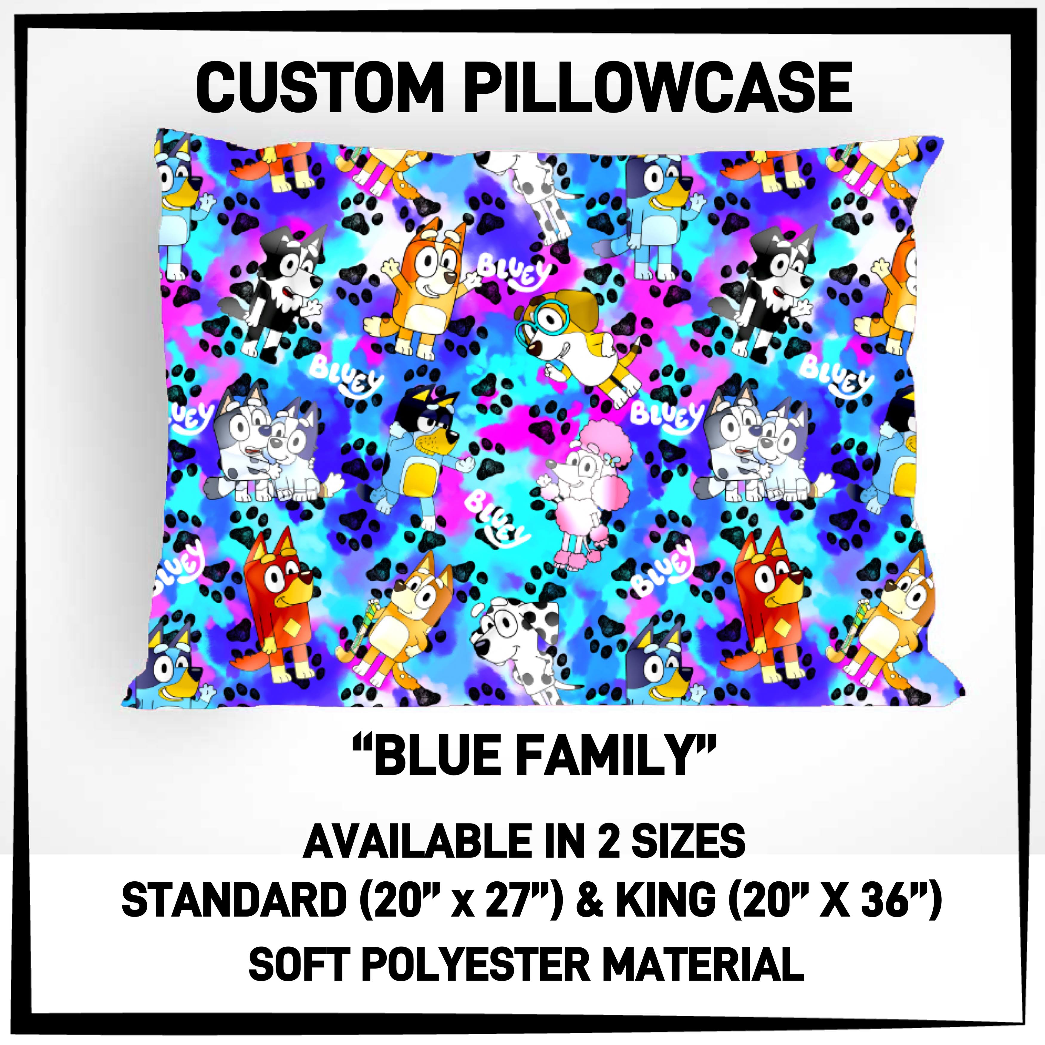 P5CP - Blue Family Pillowcase - Preorder ETA: Mid-Dec