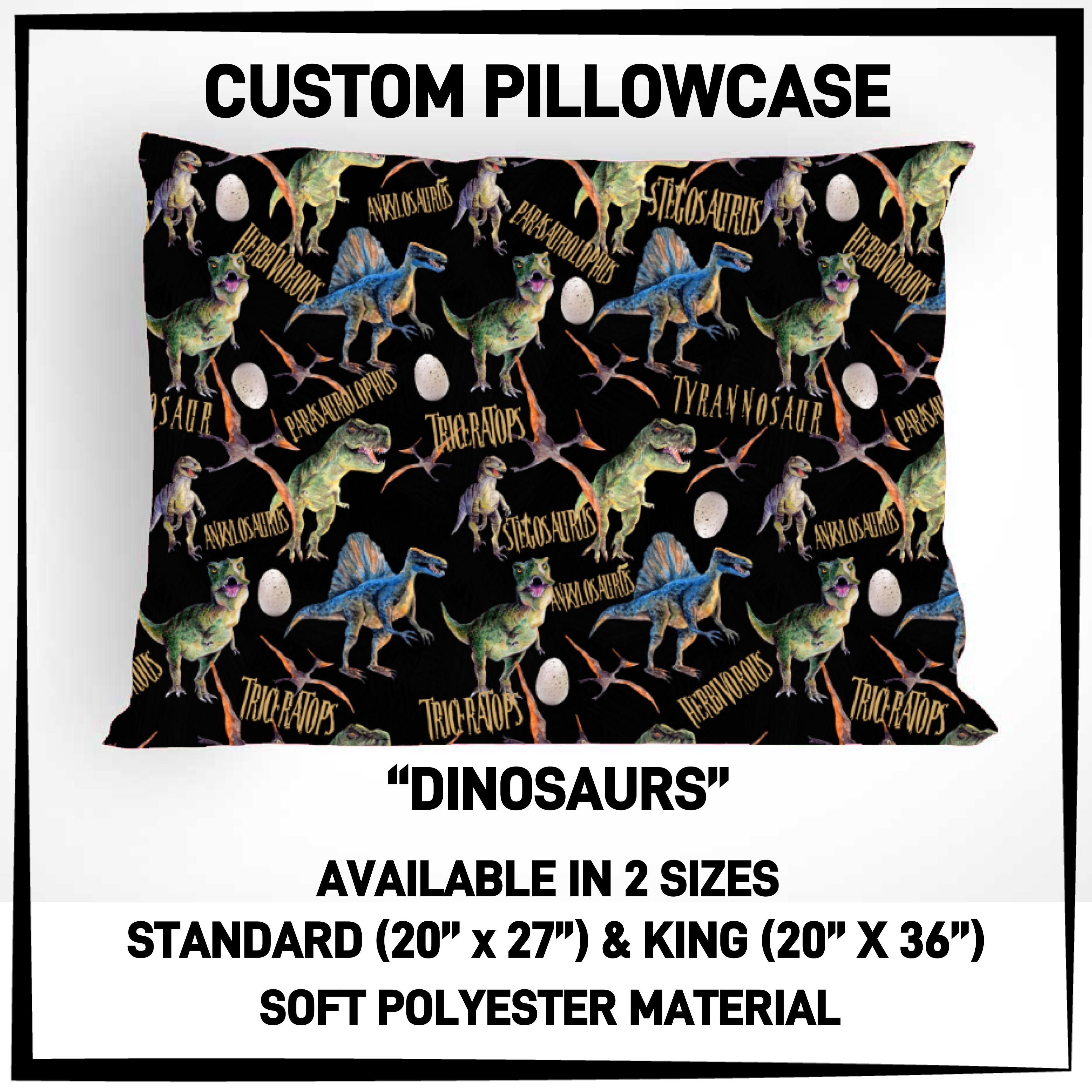 P5CP - Dinosaurs Pillowcase - Preorder ETA: Mid-Dec