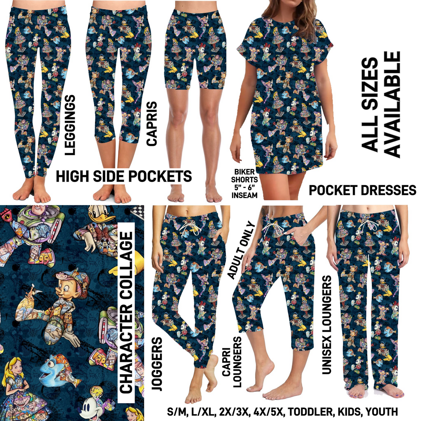 297BT - Character Collage - Preorder Closing 8/16 ETA: Mid-Oct