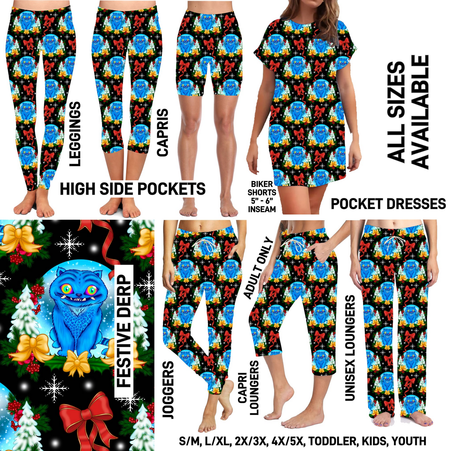 297BT - Festive Derp - Preorder Closing 8/16 ETA: Mid-Oct