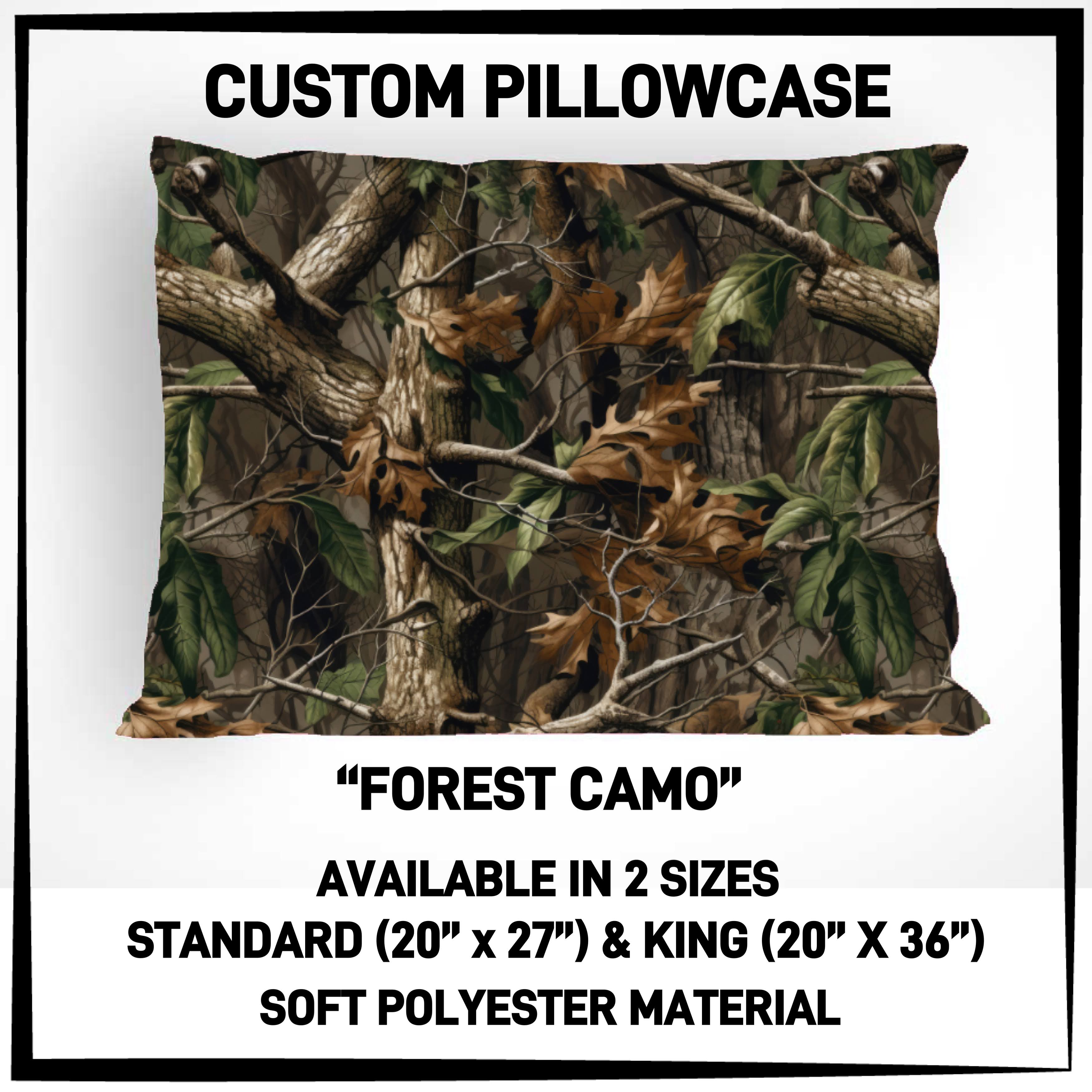 P5CP - Forest Camo Pillowcase - Preorder ETA: Mid-Dec