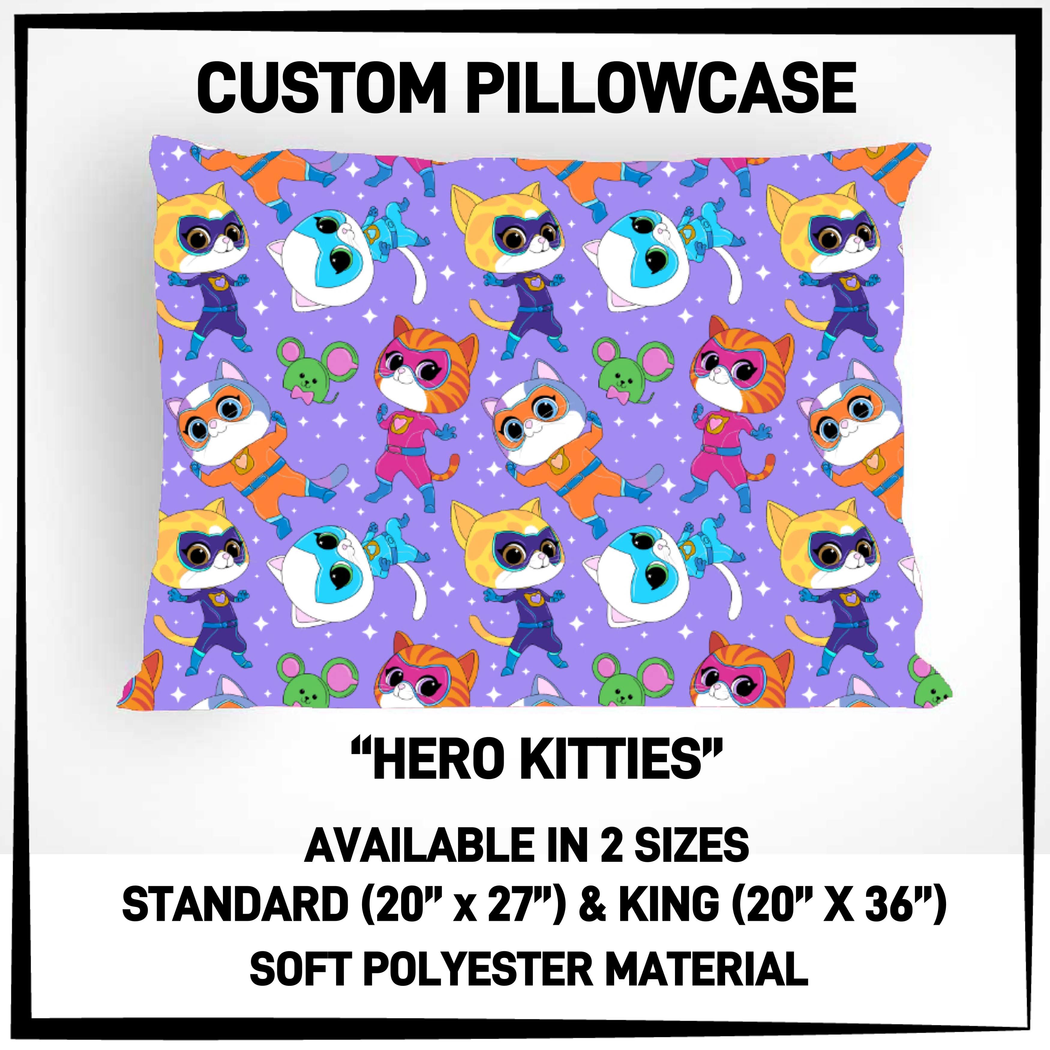 P5CP - Hero Kitties Pillowcase - Preorder ETA: Mid-Dec