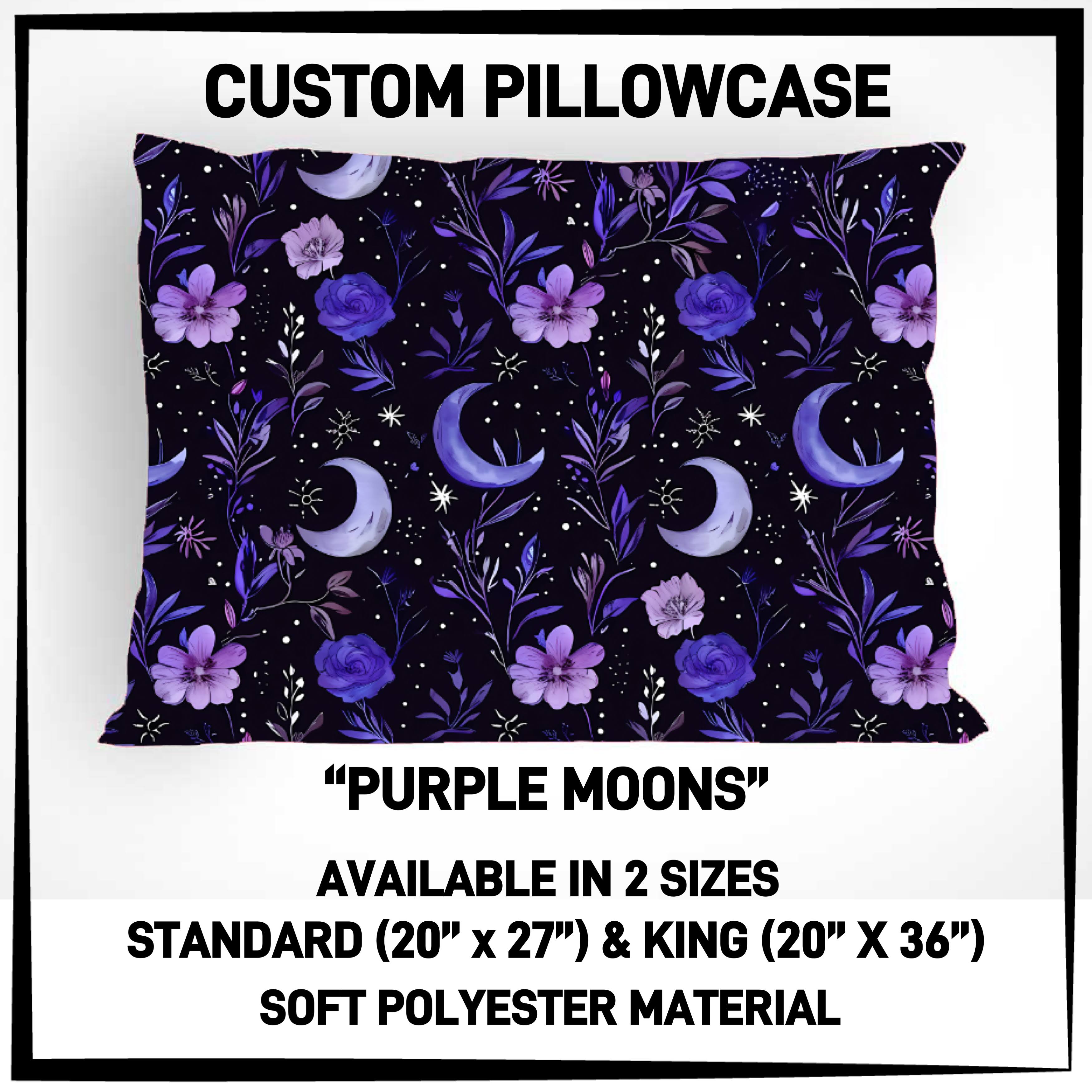 P5CP - Purple Moons Pillowcase - Preorder ETA: Mid-Dec