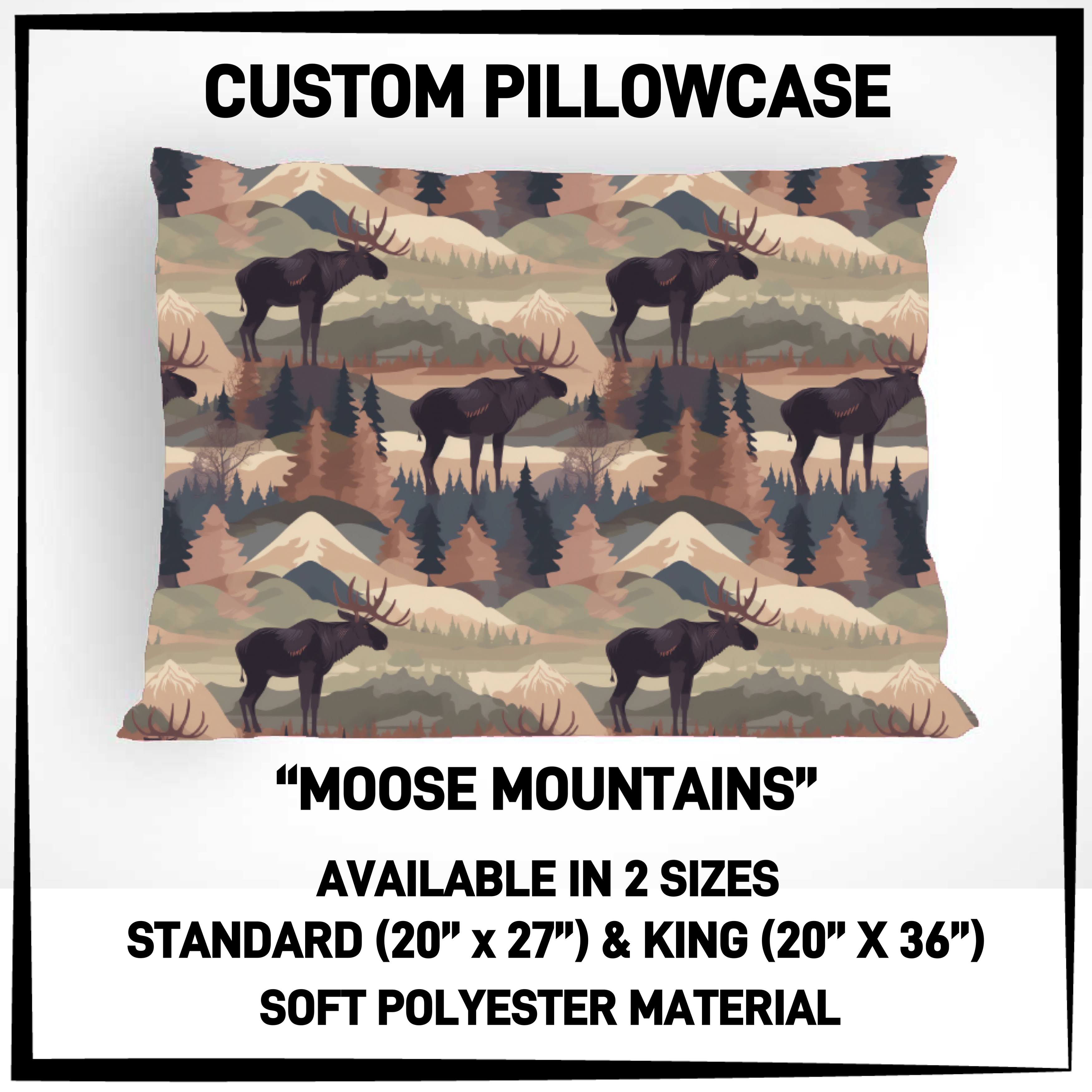 P5CP - Moose Mountains Pillowcase - Preorder ETA: Mid-Dec