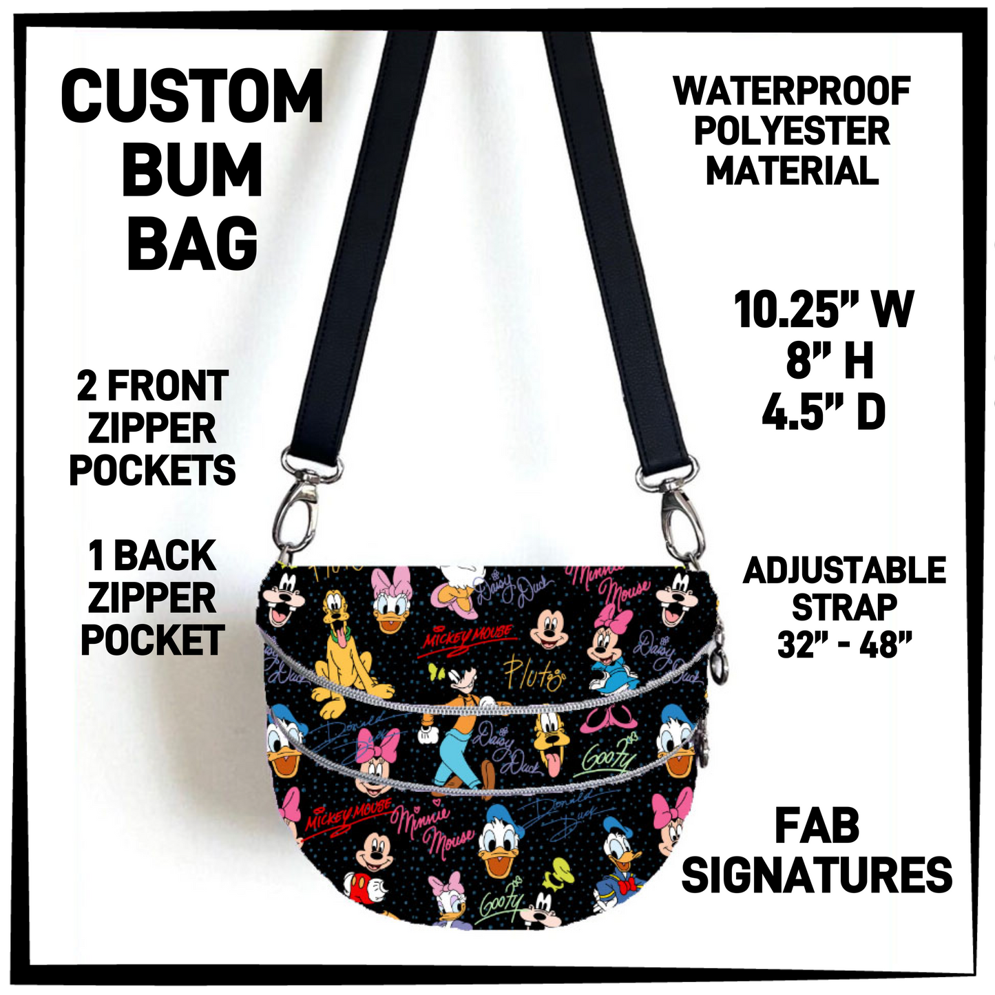 B1BM - Fab Signatures Bum Bag - Preorder Closing 8/19 ETA: Mid-Oct