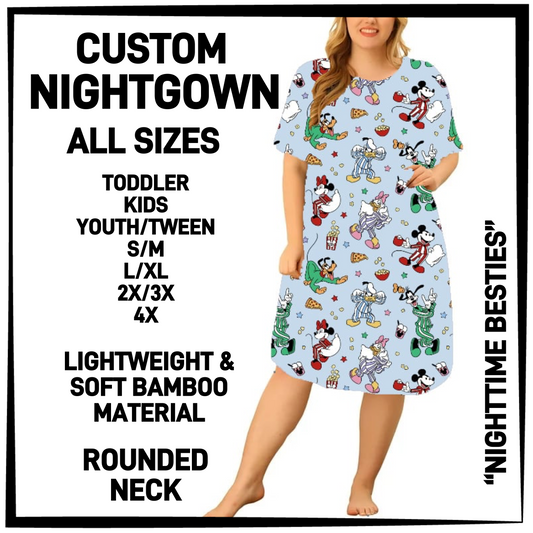 NG7W - Nighttime Besties Nightgown - Preorder Closing 4/14 ETA: Mid-June