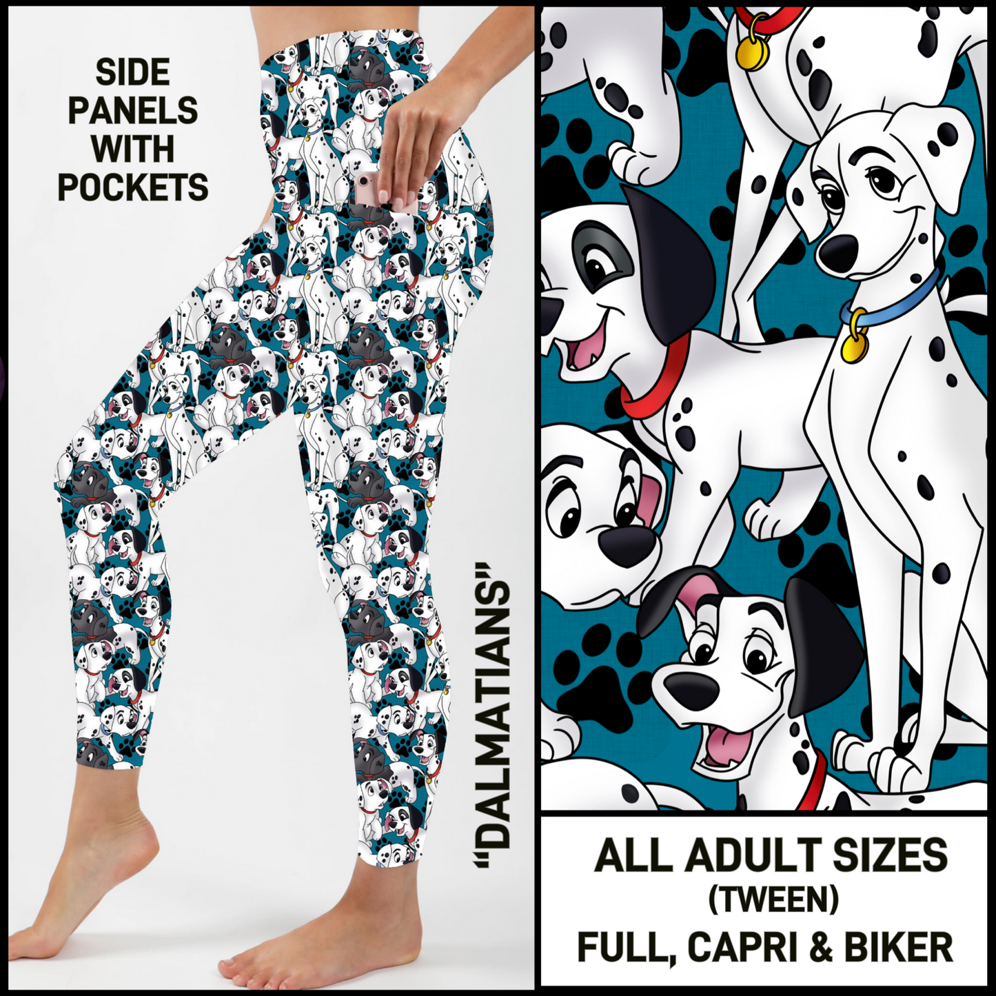 S3PL - Dalmations with Side Panel Pockets - Preorder Closing 4/16 ETA: Mid-June