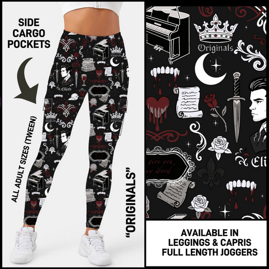 CR2G - Originals Capris/Leggings/Unisex Joggers with Cargo Pockets - Preorder Closing 8/23 ETA: Mid-Oct