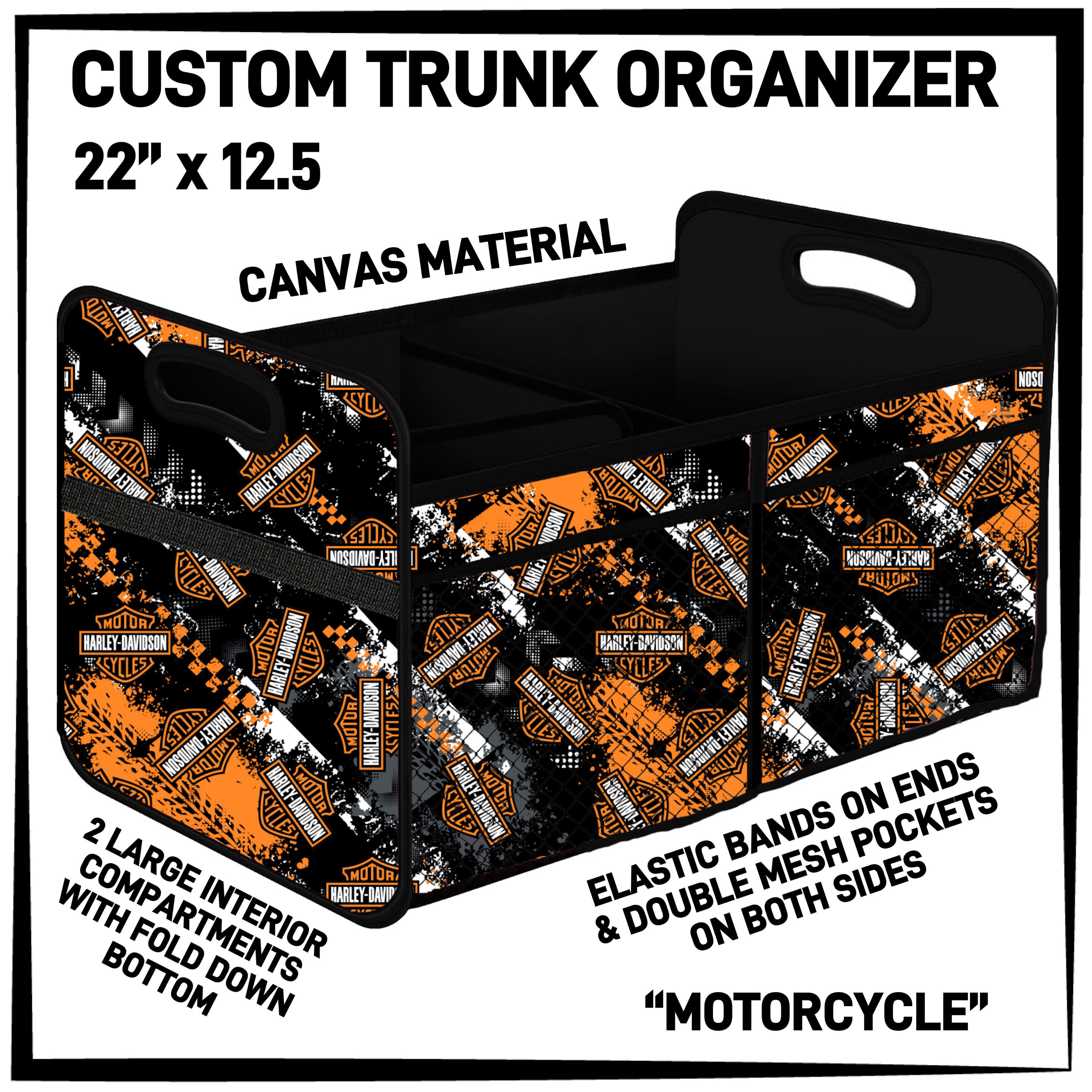 C3TO - Motorcycle Car Trunk Organizer - Preorder ETA: Mid-Jan