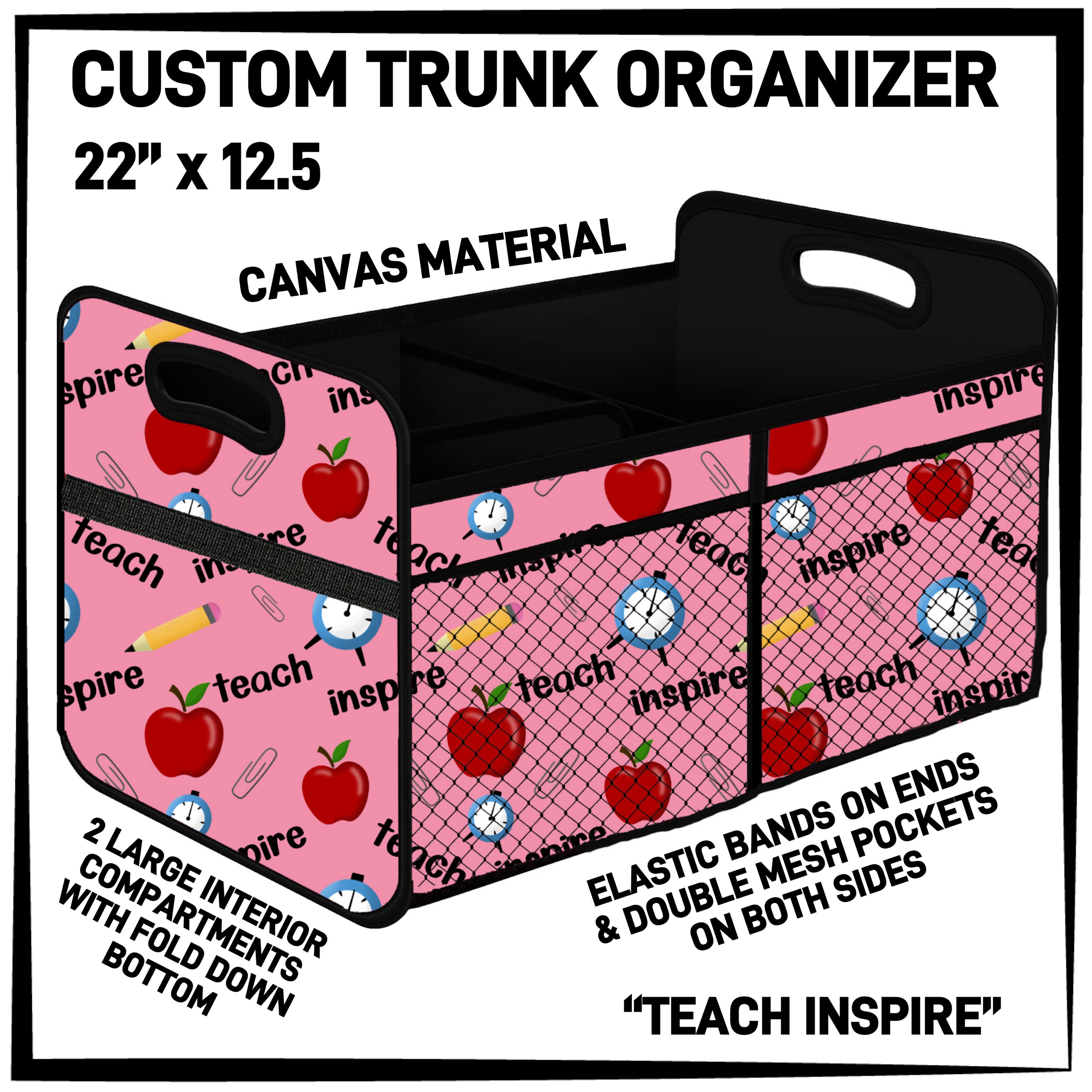 C3TO - Teach Inspire Car Trunk Organizer - Preorder ETA: Mid-Jan