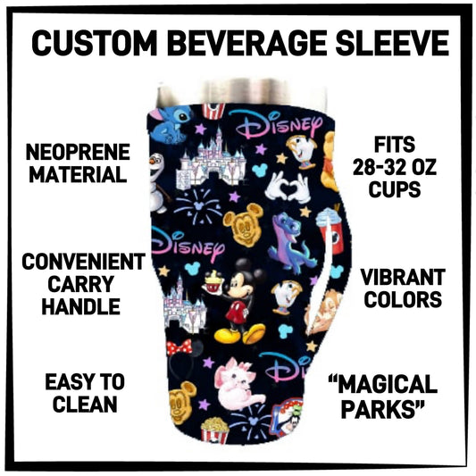 RTS - Magical Parks 28-32oz Beverage Sleeves