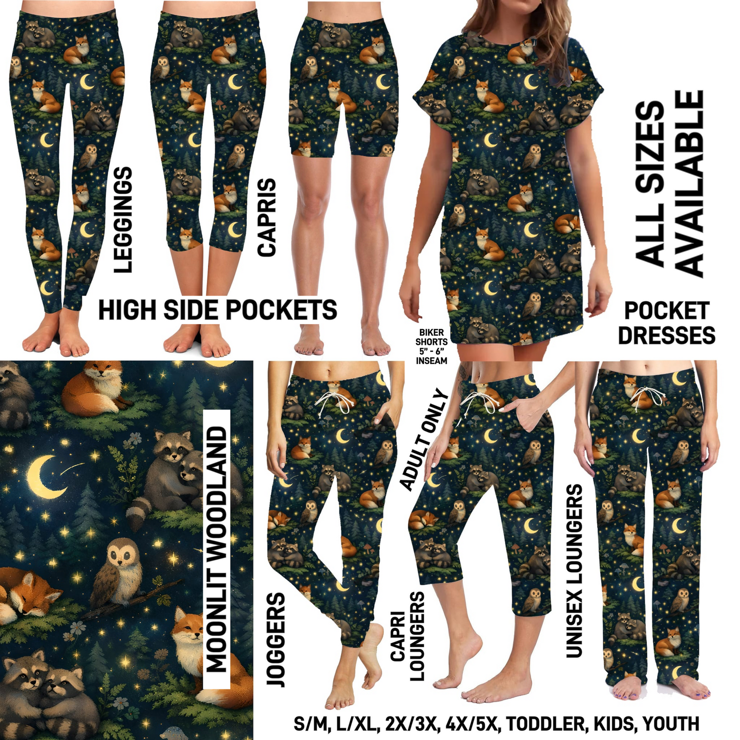 AU1M - Moonlit Woodland - Preorder Closing 9/2 ETA: Late Oct