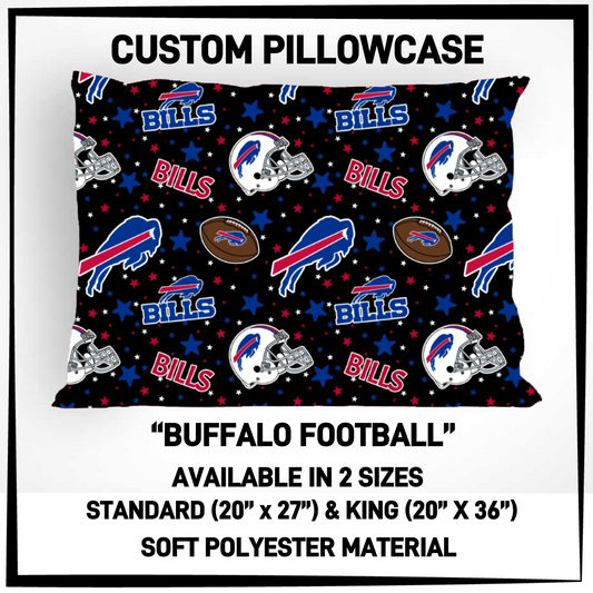 RTS - Buffalo Football Pillowcase