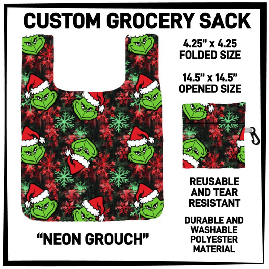 GRC4 - Neon Grouch Grocery Sack - Preorder Closing 9/10 ETA: Early Dec
