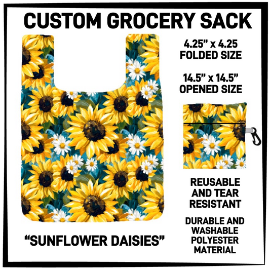 GRC4 - Sunflower Daisies Grocery Sack - Preorder Closing 9/10 ETA: Early Dec