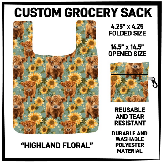GRC4 - Highland Floral Grocery Sack - Preorder Closing 9/10 ETA: Early Dec