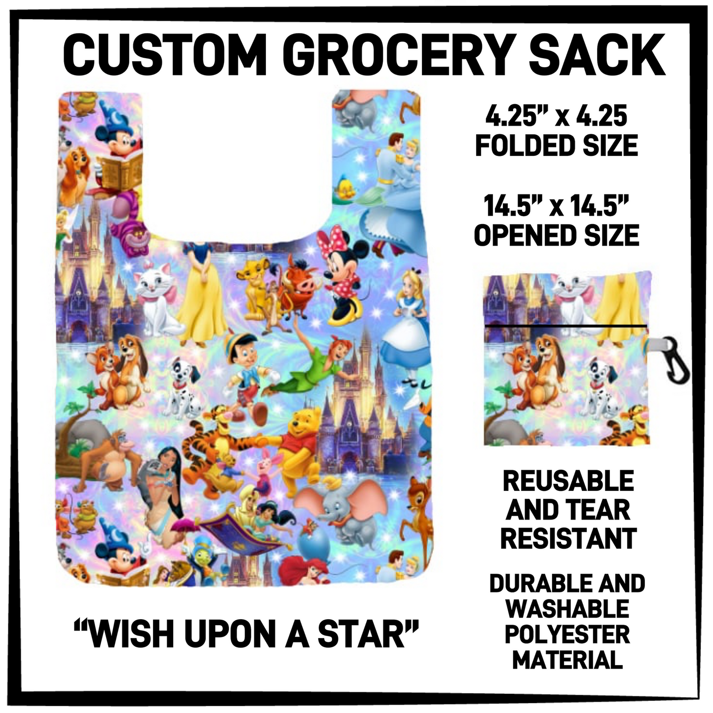 GRC4 - Wish Upon A Star Grocery Sack - Preorder Closing 9/10 ETA: Early Dec