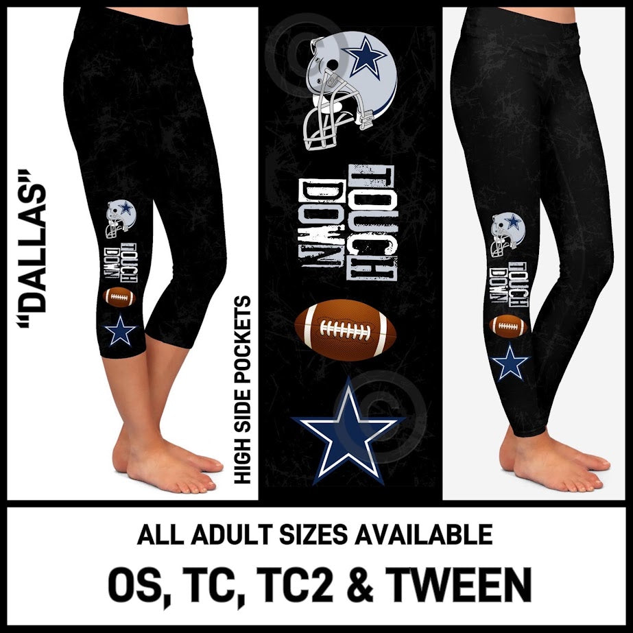 Dallas Cowboys Full Length Leggings with Pockets