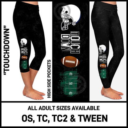 Touch Down Full Length Leggings with Pockets