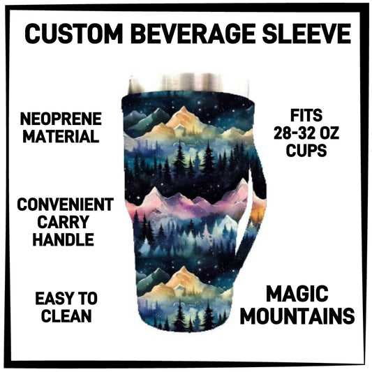 RTS - Magic Mountains 28-32oz Beverage Sleeves
