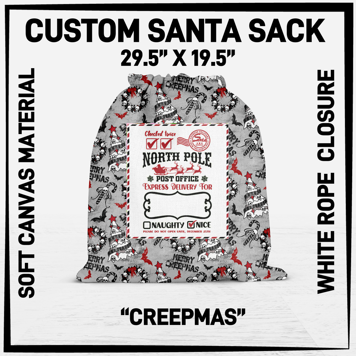 SNCS - Creepmas Santa Sack - Preorder Closing 9/17 ETA: Mid-Dec
