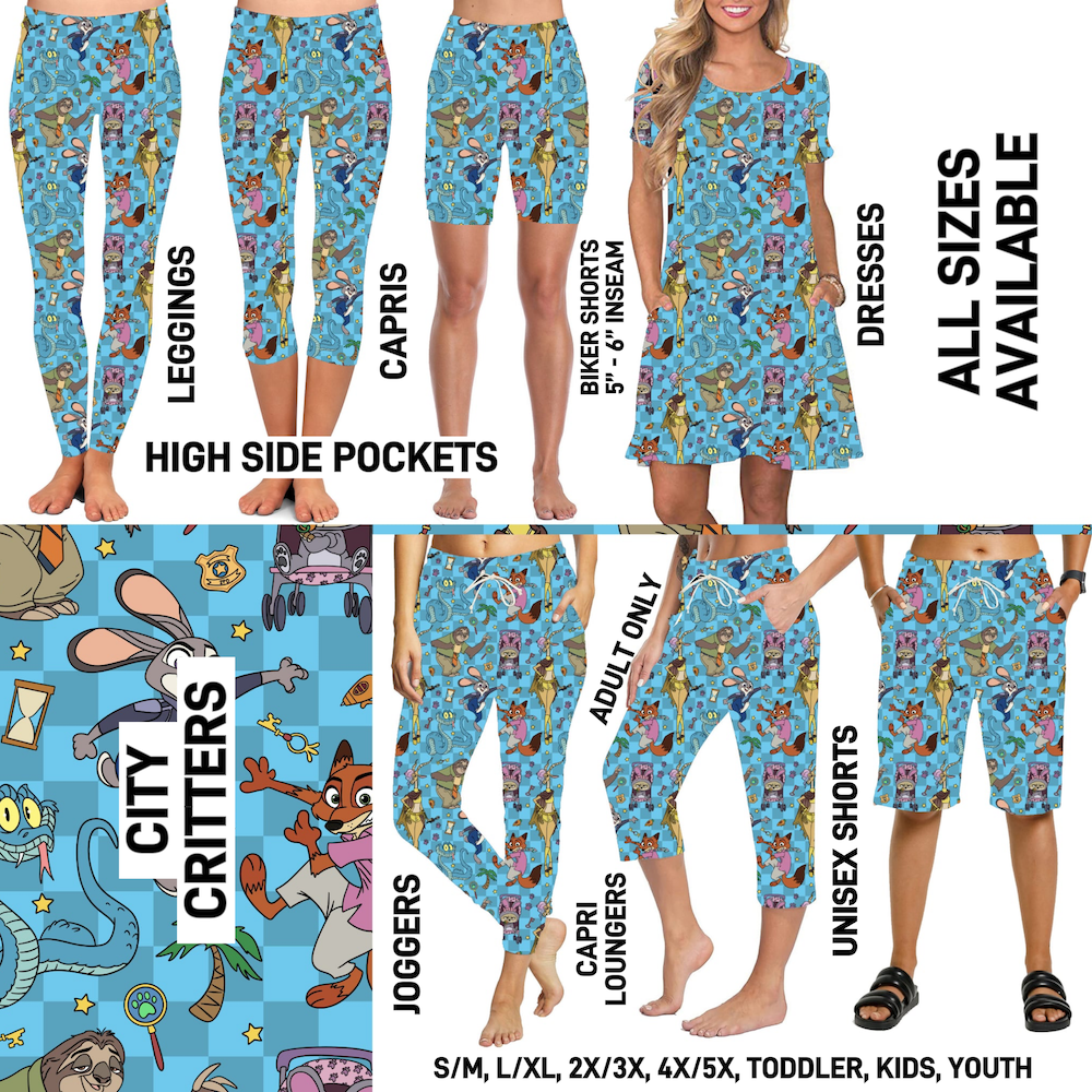 277BT - City Critters - Preorder Closing 12/28 ETA: Late Feb