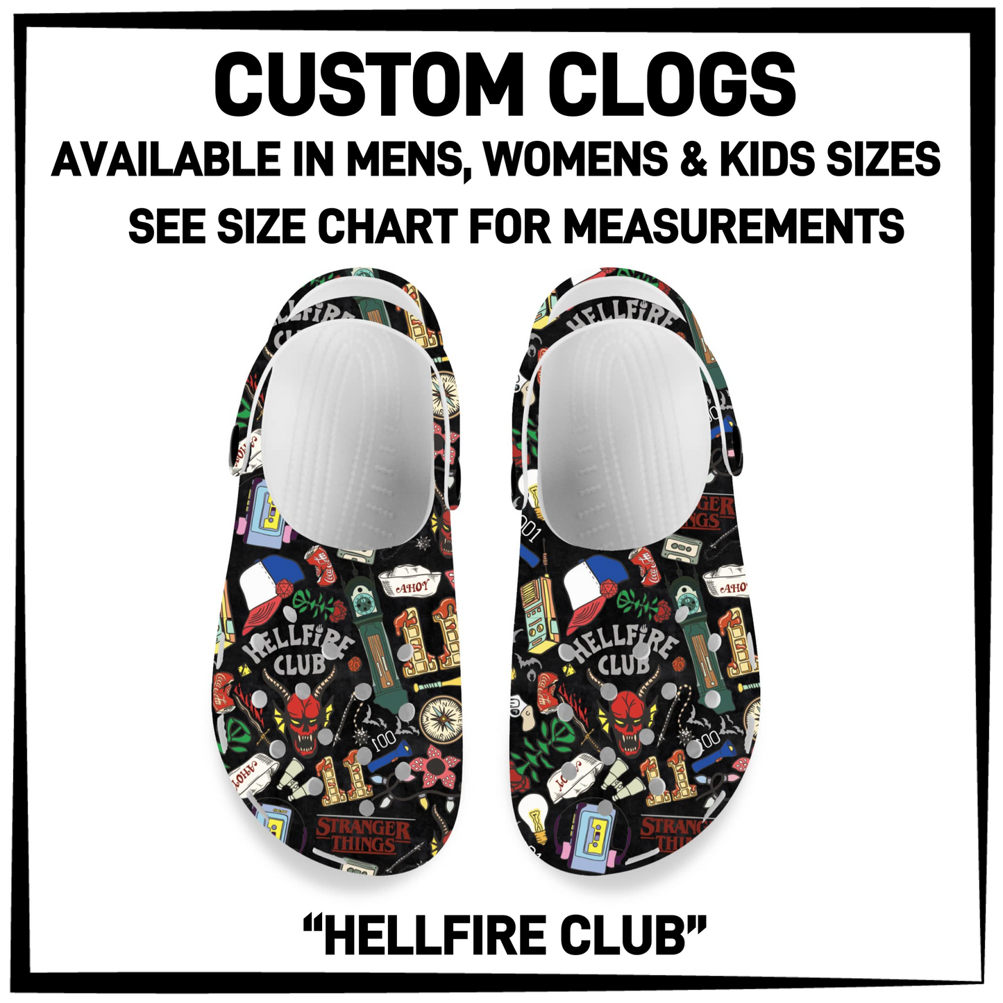 CM6C - Hellfire Club Custom Clogs - Preorder Closing 12/28 ETA: Late Feb