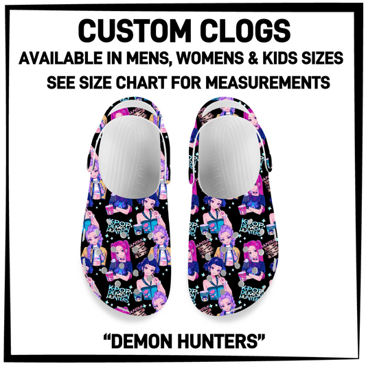 CM6C - Demon Hunters Custom Clogs - Preorder Closing 12/28 ETA: Late Feb