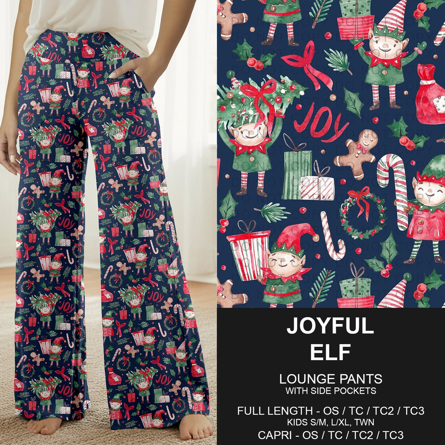 B303 - Preorder Joyful Elf Lounge Pants (Closes 7/26. ETA: early Oct.)