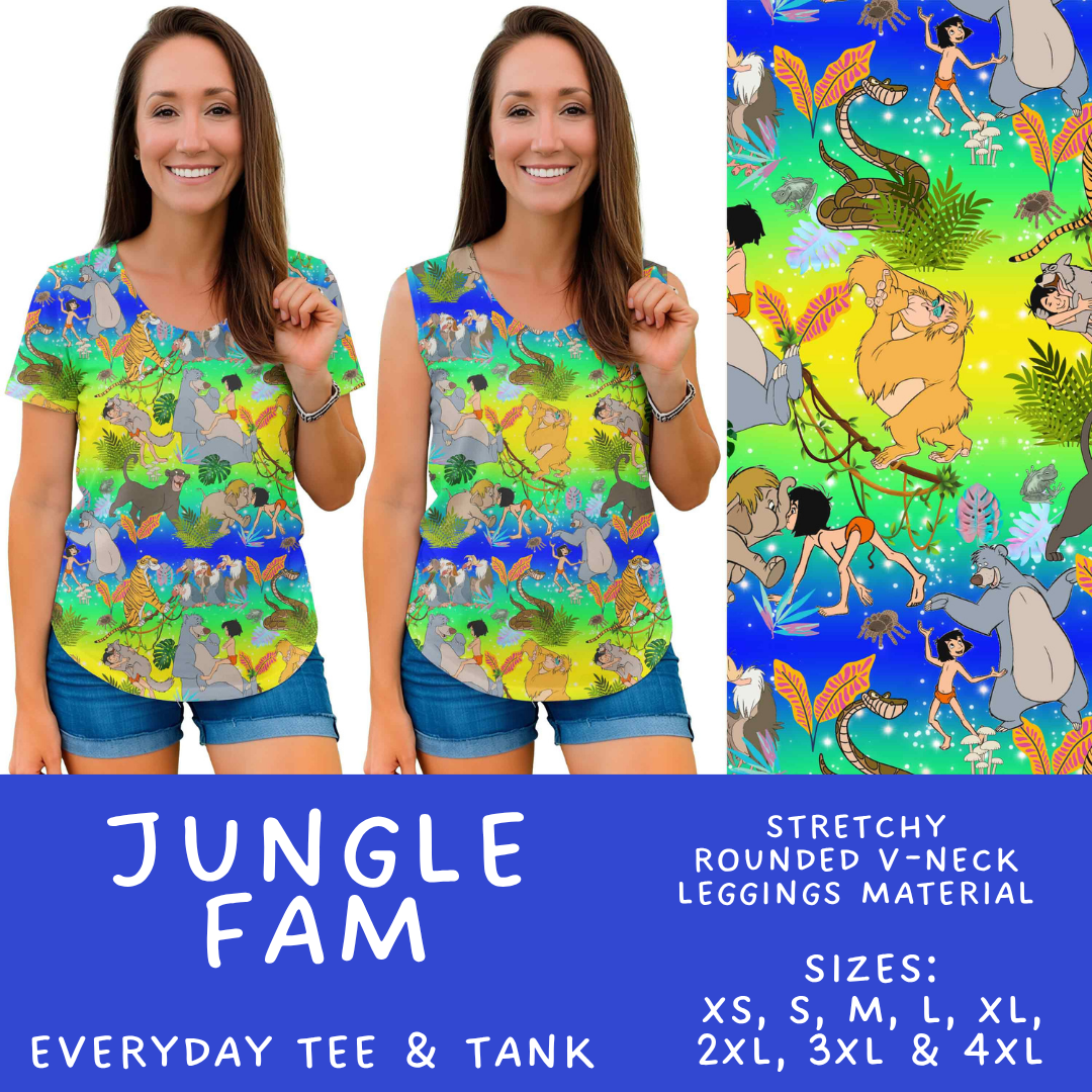 Batch #594 - Magical Faves 25 - Closes 10/5 - ETA early Dec - Jungle Fam Everyday Tank & Tee