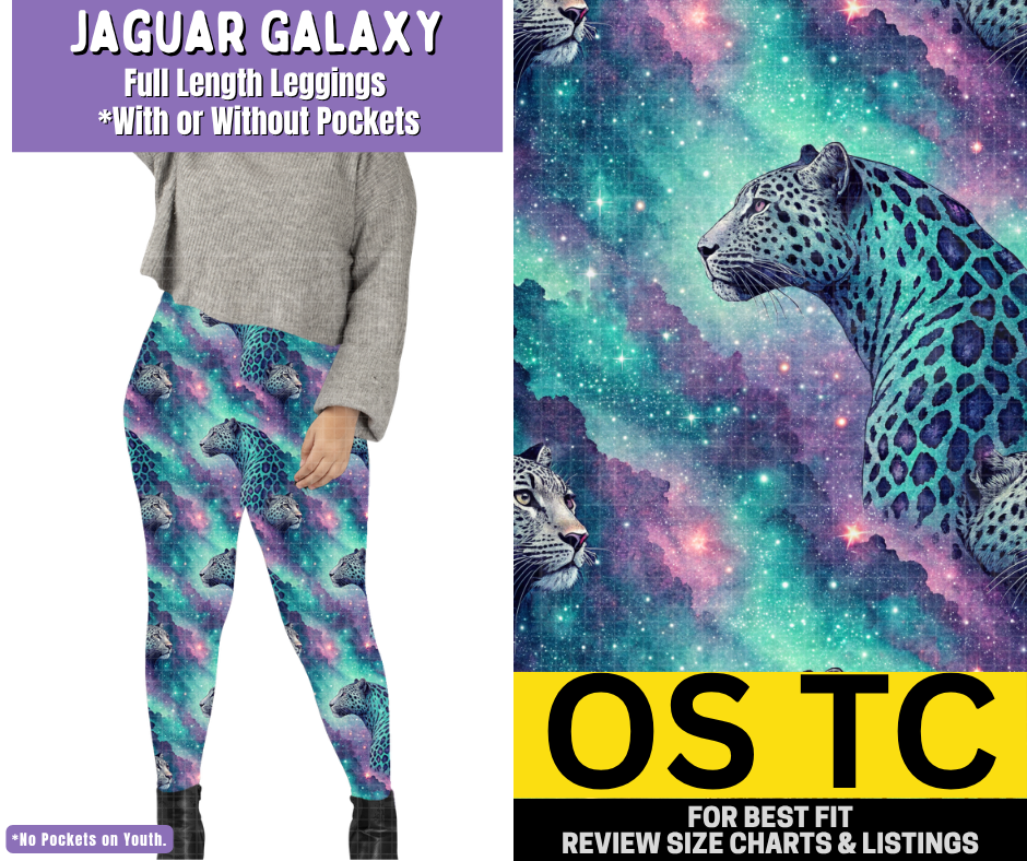 Jaguar Galaxy Full Length Leggings w/ Pockets