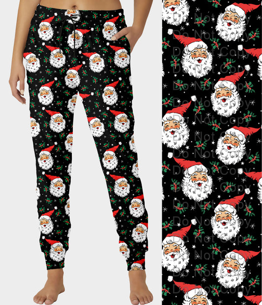 RTS - Joyful Santa Jogger Pants