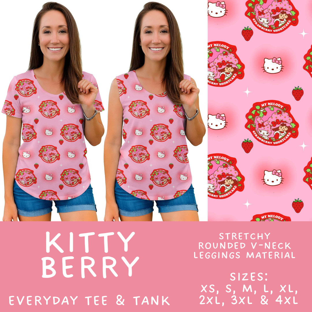 Batch #603 - September Request Run - Closes 10/26 - ETA mid/late Dec - Kitty Berry Everyday Tank & Tee