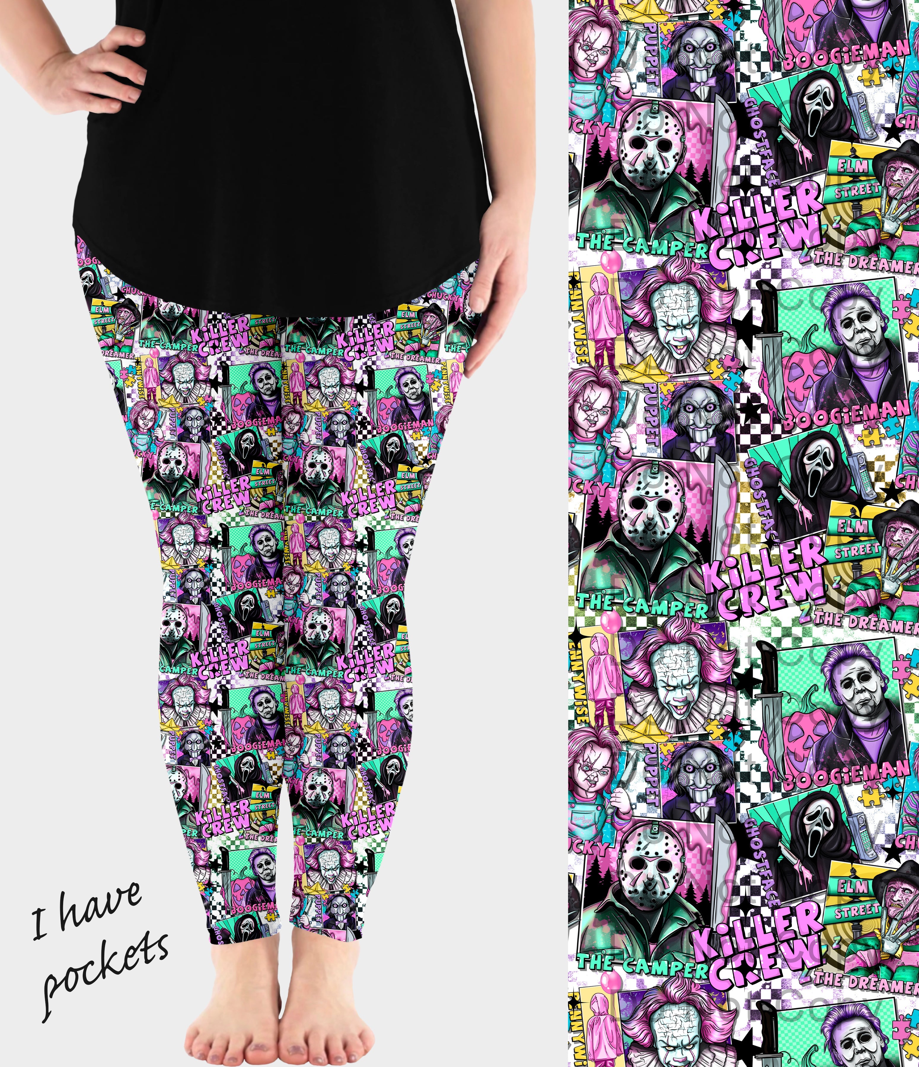 RTS - Killer Crew Leggings w/ Pockets