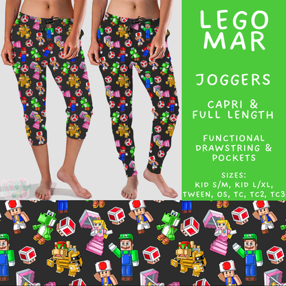 Batch #586 - Cool Characters 18 - Closes 9/16 - ETA mid Nov - Lego Mar Full and Capri Length Joggers
