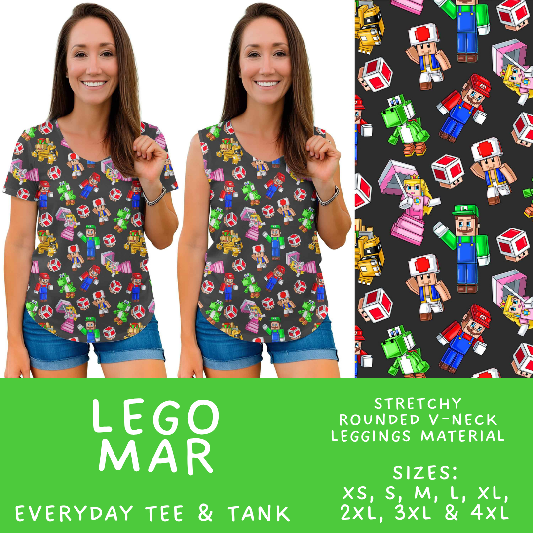 Batch #586 - Cool Characters 18 - Closes 9/16 - ETA mid Nov - Lego Mar Everyday Tank & Tee
