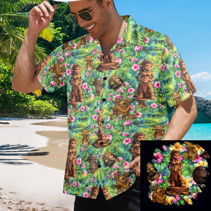 Tiki Princess (Design 1) Hawaiian Shirt