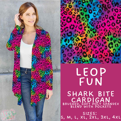 Batch #607 - Fun Run 28 - Closes 11/2 - ETA early Jan - Leop Fun Cardigan